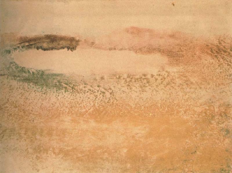 Edgar Degas A Lake in the Pyreness oil painting picture